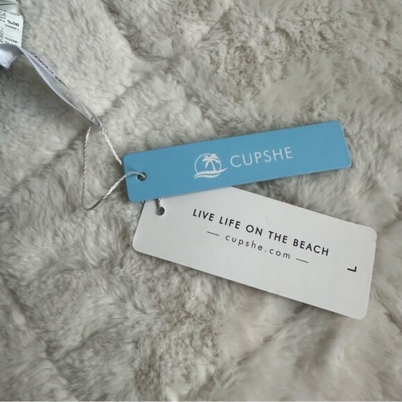 CUPSHE | Keeping You Accompanied Stripe One Piece Swimsuit | Size Large - Picture 9 of 12